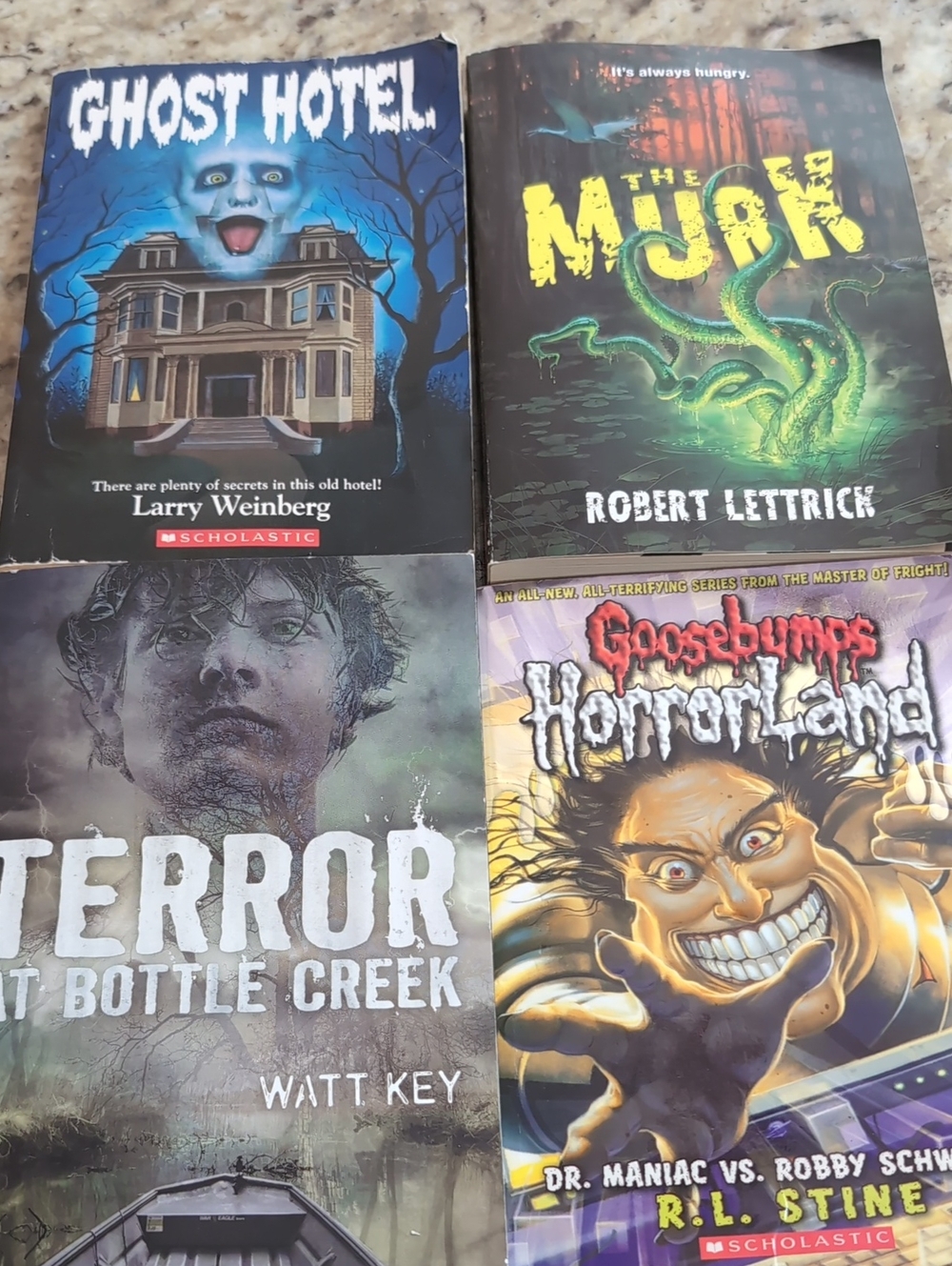 Goosebumps , Ghosts & Horror 4 Book Lot